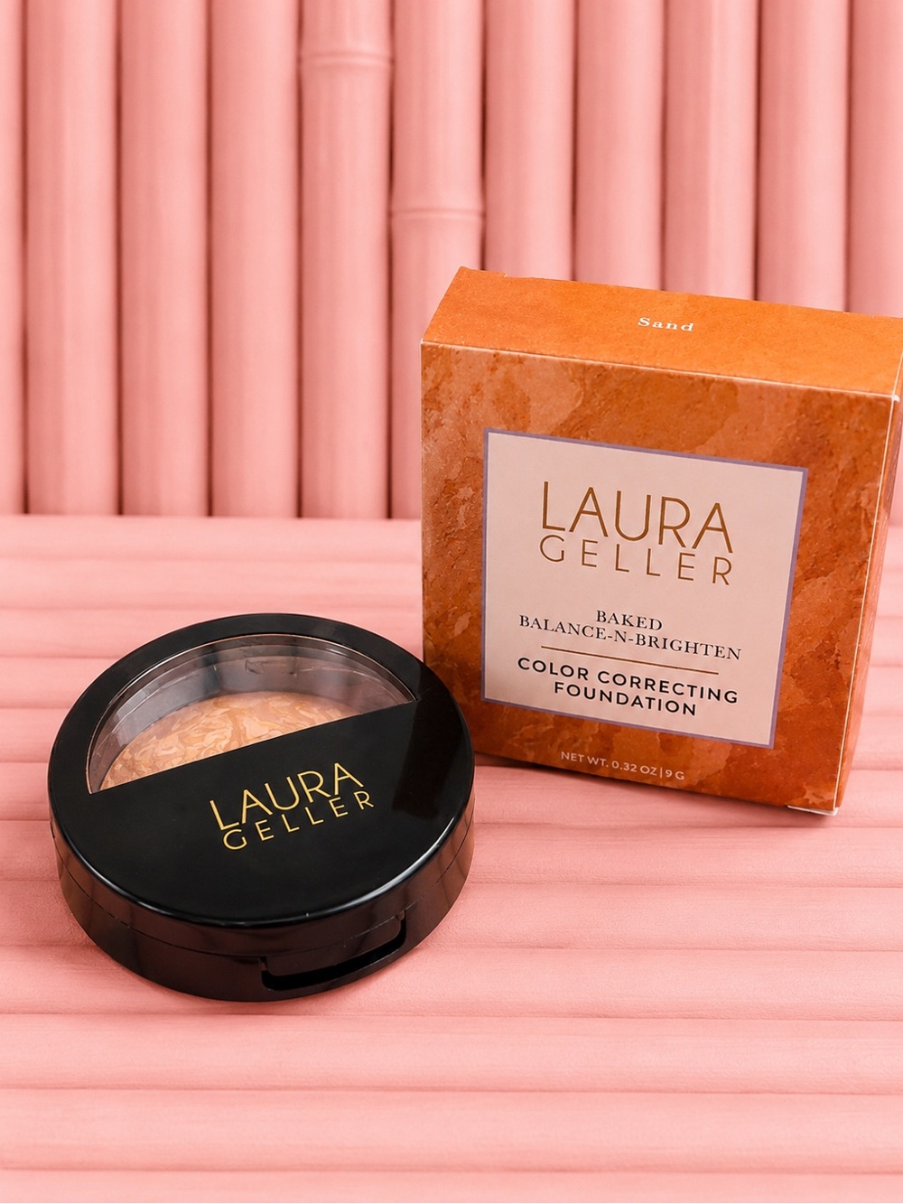 Laura Geller Color Correcting Baked Foundation - Sand (Warm Beige)